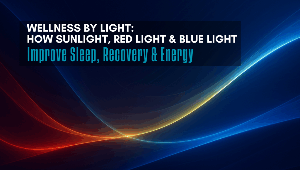 Wellness by Light How Sunlight, Red Light & Blue Light Improve Sleep, Recovery & Energy