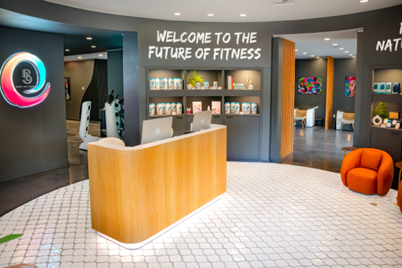 Calm, inviting space at Body Lab Studio Myrtle Beach where science and self-care come together.