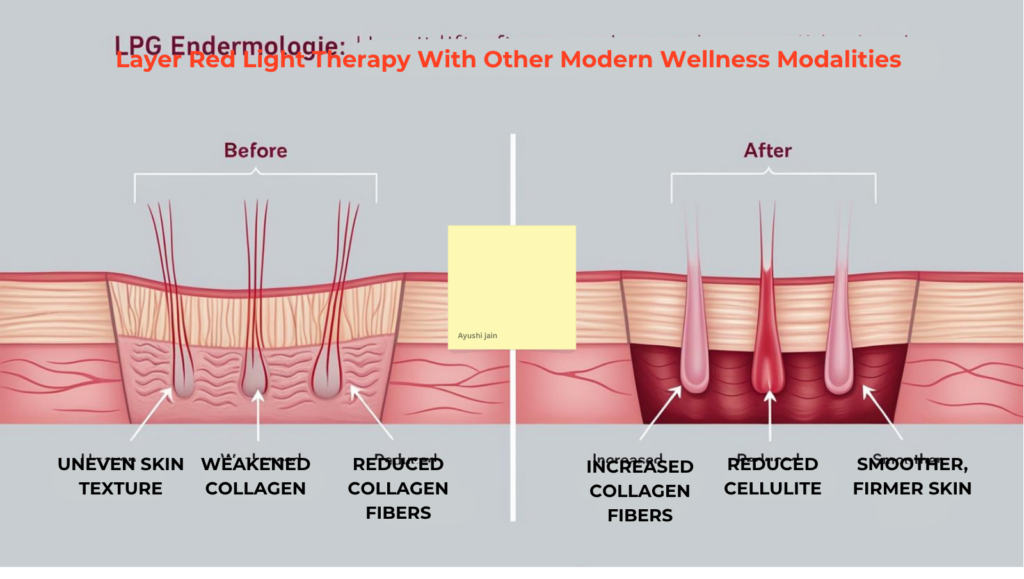 LPG Endermologie before and after skin collagen improvement and cellulite reduction results