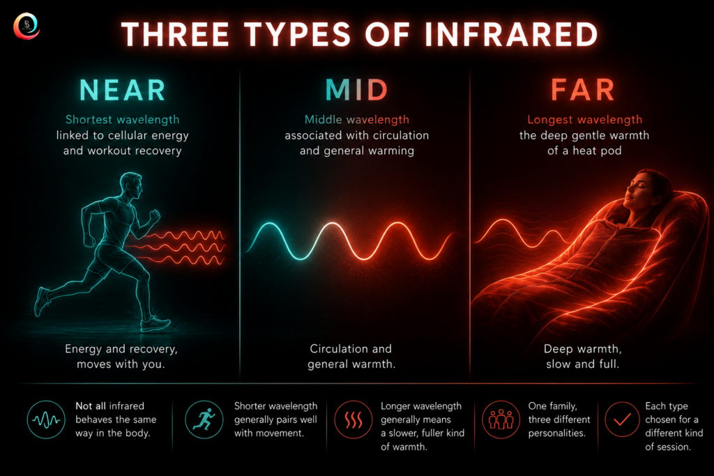 The three types of infrared