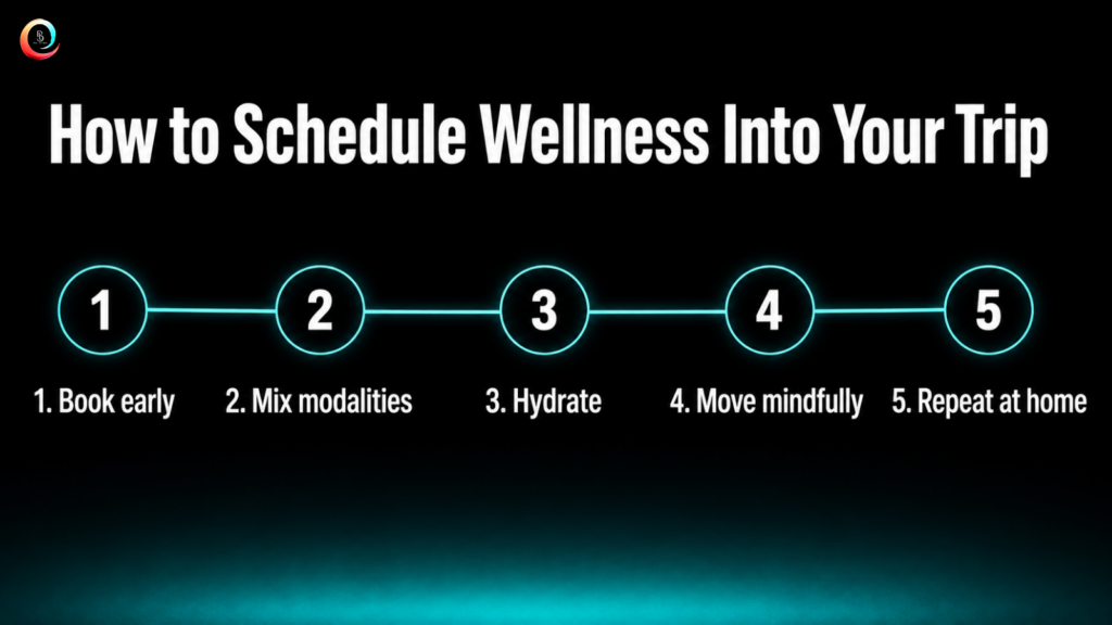 How to Schedule Wellness Into Your Trip