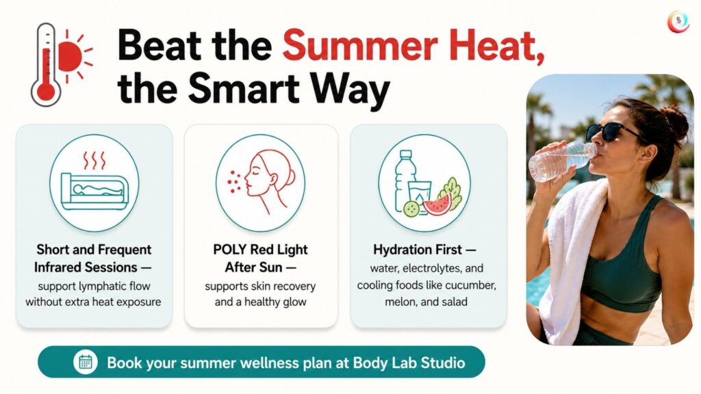 Beat summer heat with poly red light therapy