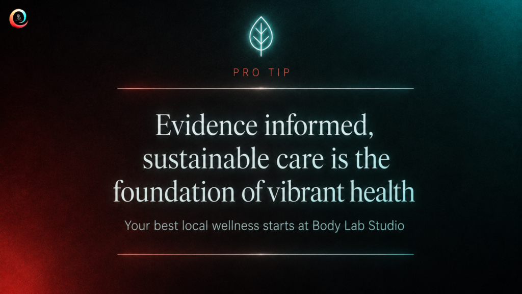 Pro Tip: Your Best Local Wellness Starts at Body Lab Studio