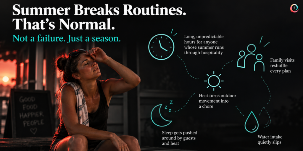 What Summer Does to a Routine